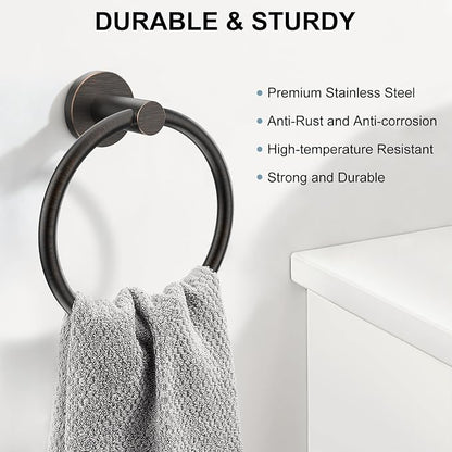 SetSail Towel Holder Stainless Steel Towel Ring - Image 2