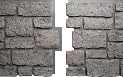 EverStone Cobblestone Faux Stone Panel, Morning Dove Color - Image 8