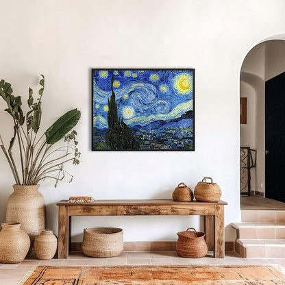 Van Gogh Canvas Wall Art: Starry Night Posters Large Modern Artwork Famous - Image 2