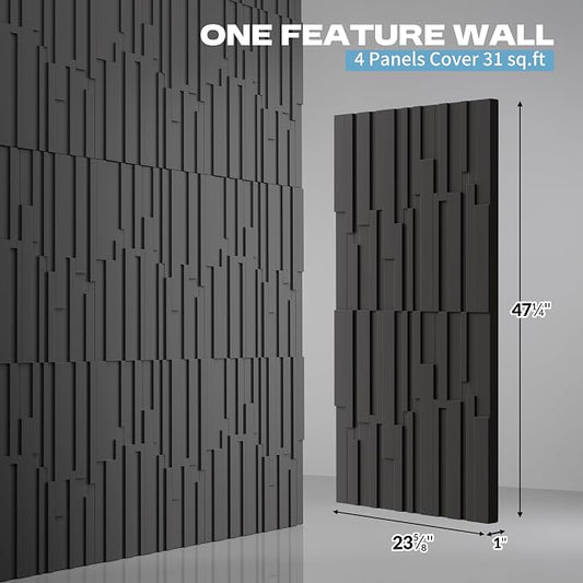 Large PU Decorative Wall Panels, TV Wall, Office & Commercial Spaces - Image 2