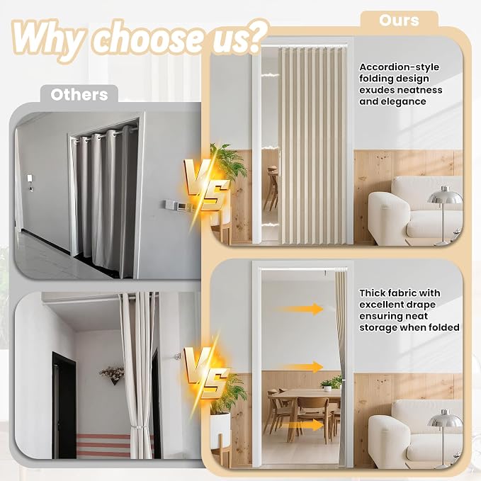 AJAZZ Blackout Accordion Door - Image 4