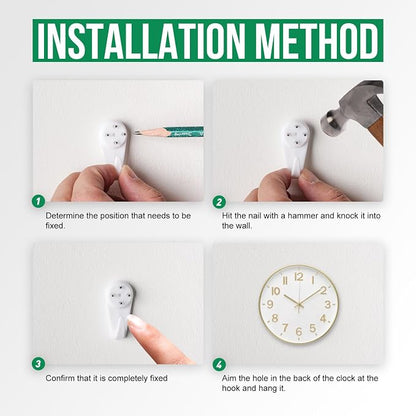 Wall Clock Modern Simple Quartz Decorative Clock Non-Ticking Silent Battery - Image 9