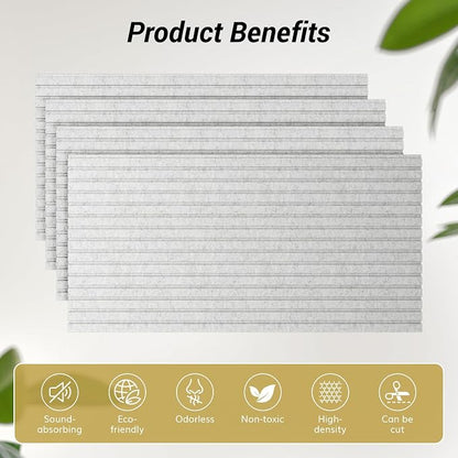TONOR Dual-Layer Thickened Acoustic Wall Panels Self Adhesive, 8 pack - Image 6