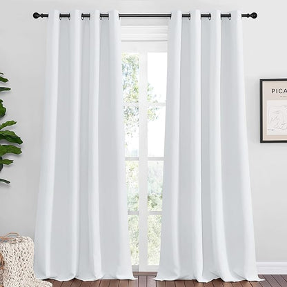 NICETOWN Room Darkening Curtain Panels, 2 Panels, 55 inches W x 108 inches by NICETOWN