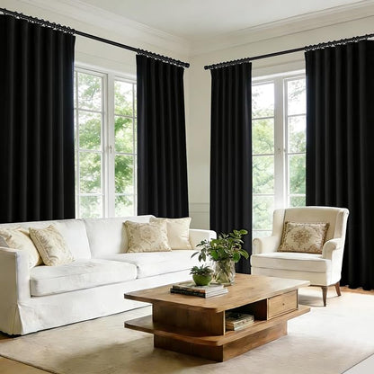 Room Divider Blackout Curtain Track Curtains Wall Dividers Panels Screen - Image 5