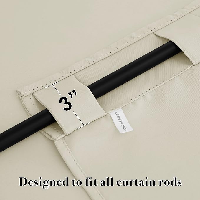 RYB HOME Blackout Curtains for Bedroom, Window Shades Thermal Insulating - Image 5
