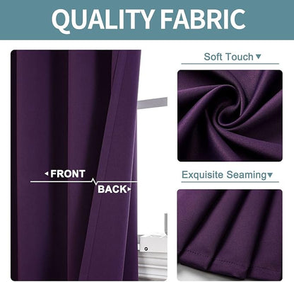 ChrisDowa Blackout Curtains 36 Inches Long - Image 3