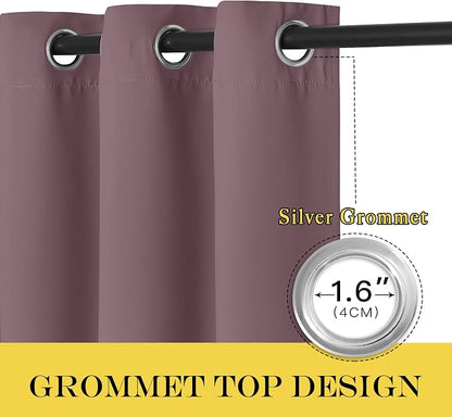NICETOWN Blackout Window Curtain 90 inch Length - Image 4