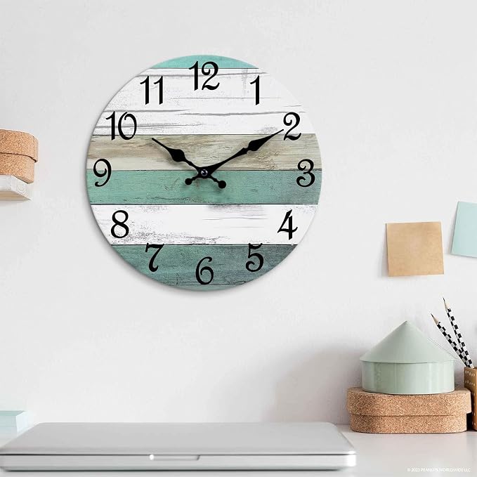 CHYLIN Wall Clock, 14 Inch Wall Clocks Battery Operated Silent Non Ticking - Image 7