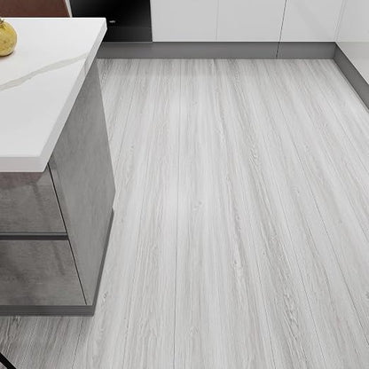 Wood Grain Peel and Stick Floor Tiles – 11.8” Width, Full Roll Length of 394" – - Image 8