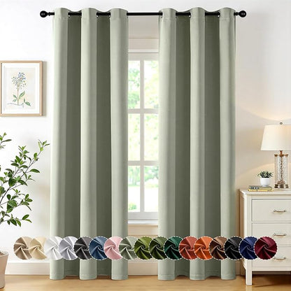 MIULEE Blackout Curtains for Bedroom Living Room 2 Panels, Thermal Insulated by MIULEE