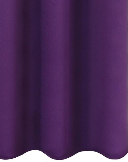 LEMOMO Purple Thermal Blackout Curtains/38 x 84 Inch/Set of 2 Panels Room - Image 9