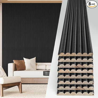 Art3d Fluted Wood Panel by Art3d