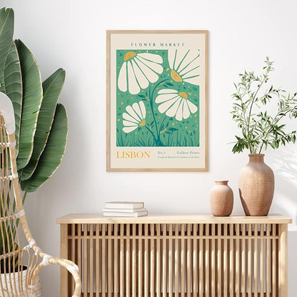 AnyDesign 9Pcs Flower Market Wall Art Prints Matisse Art Poster Decor Floral - Image 4