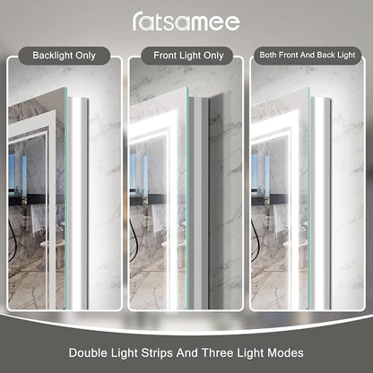 Ratsamee 24x36 Inch Led Mirror for Bathroom - Image 4