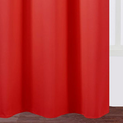 LEMOMO Blackout Curtains 38 x 84 inch/Bright Red Curtains Set of 2 - Image 8