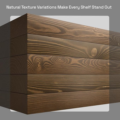 BAOBAB WORKSHOP Solid Wood Floating Shelves - Image 8
