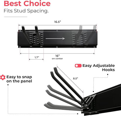 TIDYME Garage Tool Organizer Wall Mount - Image 6