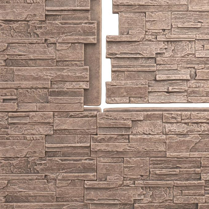EverStone Cascade Faux Stone Panel, 48 5/8"W x 24 3/4"H x 1 1/4"D, North Hill - Image 9