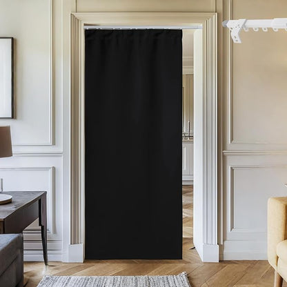 NICETOWN Doorway Curtain & Track Set, Thermal Insulated Temporary Door by NICETOWN