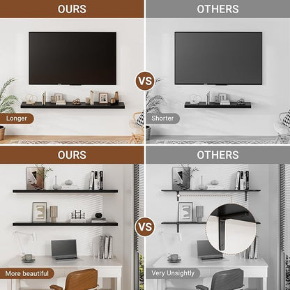 Heimlove 55 Inch Long Floating Shelves - Image 4