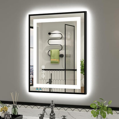 24x32 Inch LED Bathroom Mirror by Briivuemodernmirrors