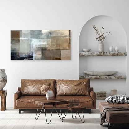 Baisuart A61298 Canvas Prints Abstract Wall Art Print Paintings Grey and Brown - Image 5