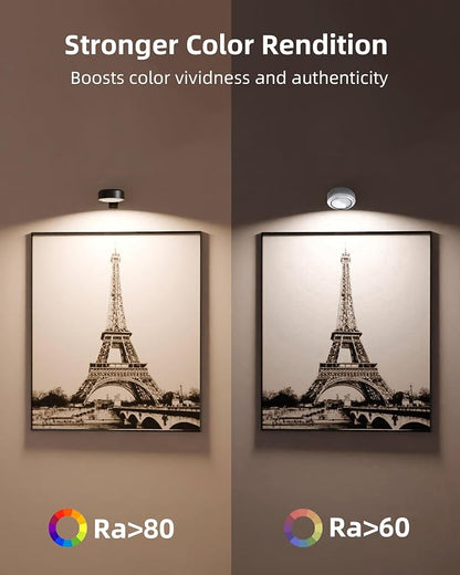 EZVALO Picture Lights for Wall, 2000mAh Rechargeable Battery Magnetic Poster - Image 8