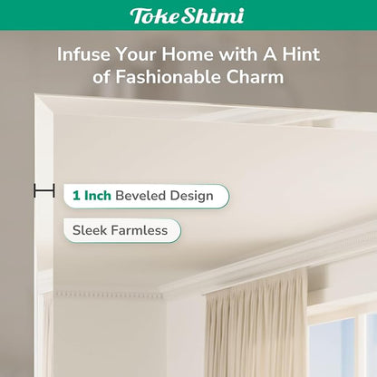 TokeShimi 42x36 Beveled Frameless Bathroom Mirror Decorative, Bathroom Vanity - Image 6