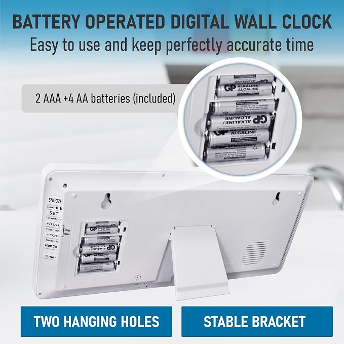 TXL Large Digital Wall Clock - Image 3