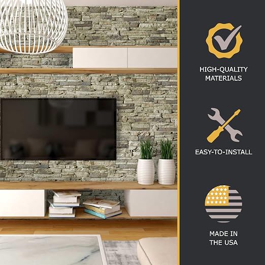 AZ Faux High-Density Polyurethane Faux Stone Interlocking Left Endcap - Image 5
