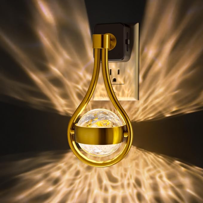 Briignite LED Night Lights Plug into Wall, 330° Rotating Night Light by WelcometoBriigniteenjoyyourtimehere