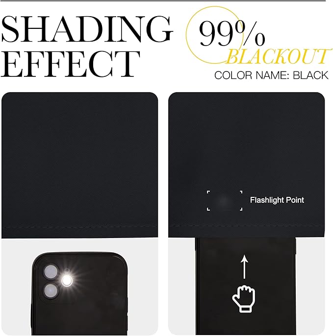 NICETOWN Black Out Window Curtains - Image 5