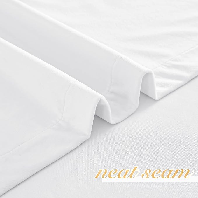 NICETOWN White Velvet Curtains 72 inches - Image 5