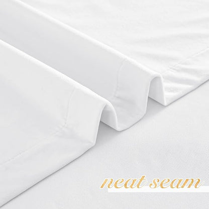 NICETOWN White Velvet Curtains 72 inches - Image 5