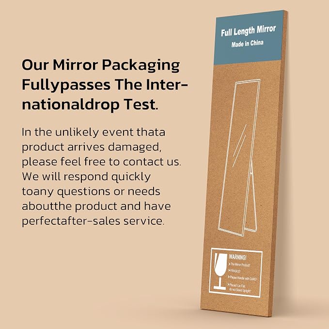 Full Length Mirror with LED Lights, Free Standing Floor Mirrors, Lighted Full - Image 7