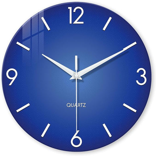 XFM Modern Simple Wall Clock 12 Inch Silent Non-Ticking Wall Clocks Battery by XFMWallClock