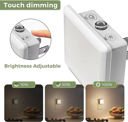 L LOHAS LED 3CCT Night Lights Plug into Wall 2-Pack, 0.3W Plug in Night Light - Image 4