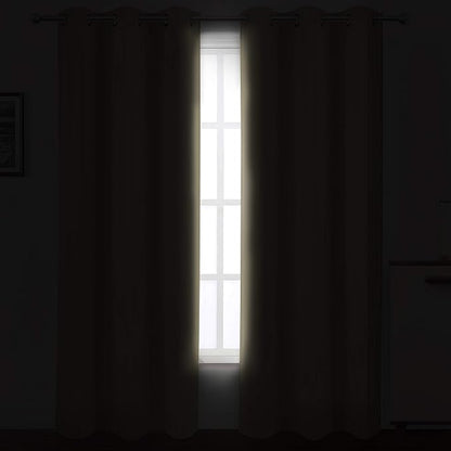 LEMOMO Beige Thermal Blackout Curtains/38 x 84 Inch/Set of 2 Panels Room - Image 3