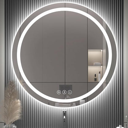 42" x 42" LED Bathroom Mirror by Lmsedf