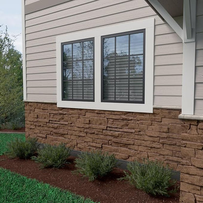 Ekena Millwork 49"W x 25 1/2"H x 1 1/4"D Acadia Ledge Stacked Stone, StoneWall - Image 12