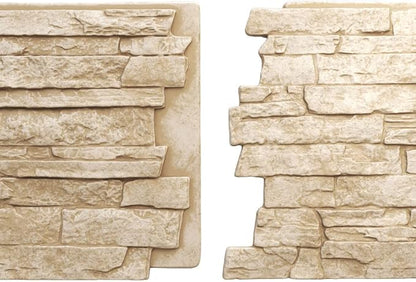 Ekena Millwork 49"W x 25 1/2"H x 1 1/4"D Acadia Ledge Stacked Stone, StoneWall - Image 8