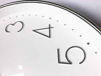 Tosnail 12 Inches Round Silent Non Ticking Quartz Wall Clock - Image 4