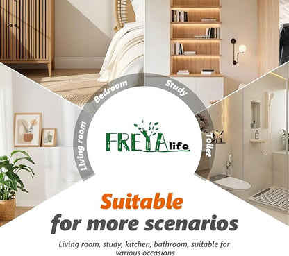 Freyalife 1Pcs Fake Plants Eucalyptus, Artificial Potted Faux Hanging Plants - Image 5