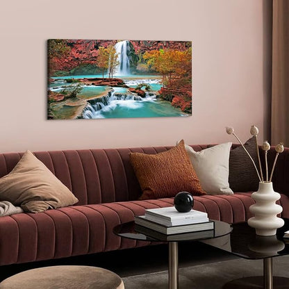 Tropical Forest Wall Art Nature Mountain Pictures Wall Decor - Image 5
