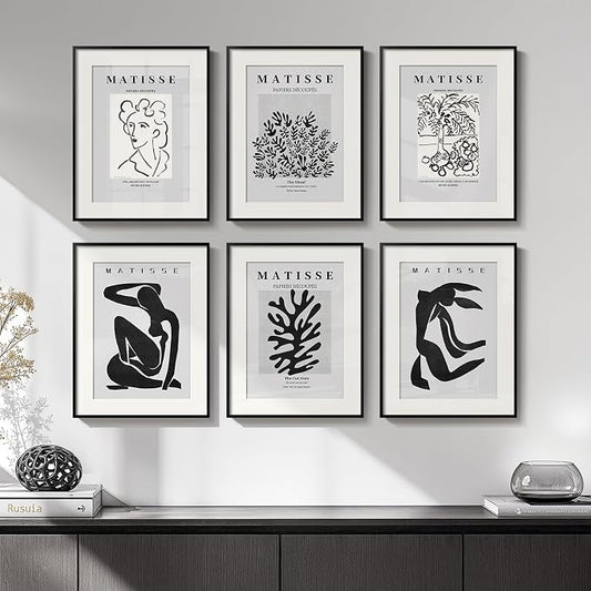 Framed Matisse Wall Art for Living Room, Abstract Aesthetic Pictures for Bedroom - Image 2