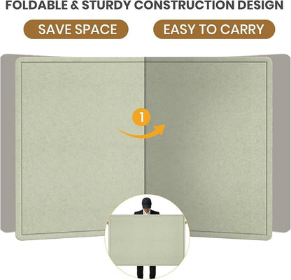 Bulletin Board - 35 x 17.5 inches Decorative Felt Pin Board - Cork Board - Image 6
