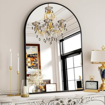 XRAMFY 30x38 Inch Arched Bathroom Mirror - Image 2