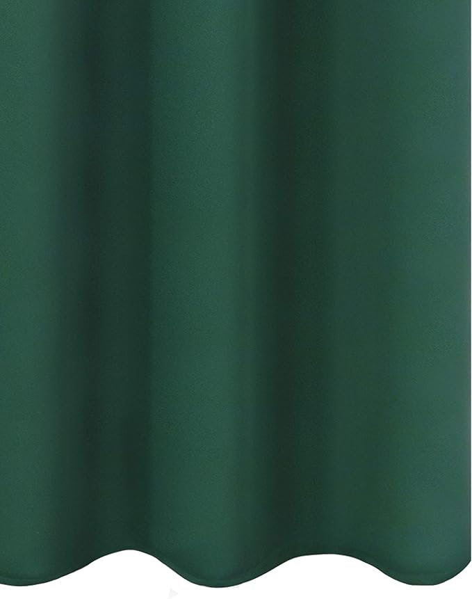 LEMOMO Dark Green Blackout Curtains/42 x 84 Inch/Set of Two Panels Grommet - Image 9