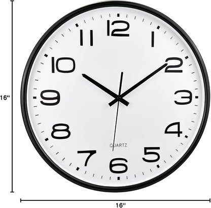 Plumeet 16'' Extra Large Wall Clock, Battery Operated Wall Clocks Silent - Image 10